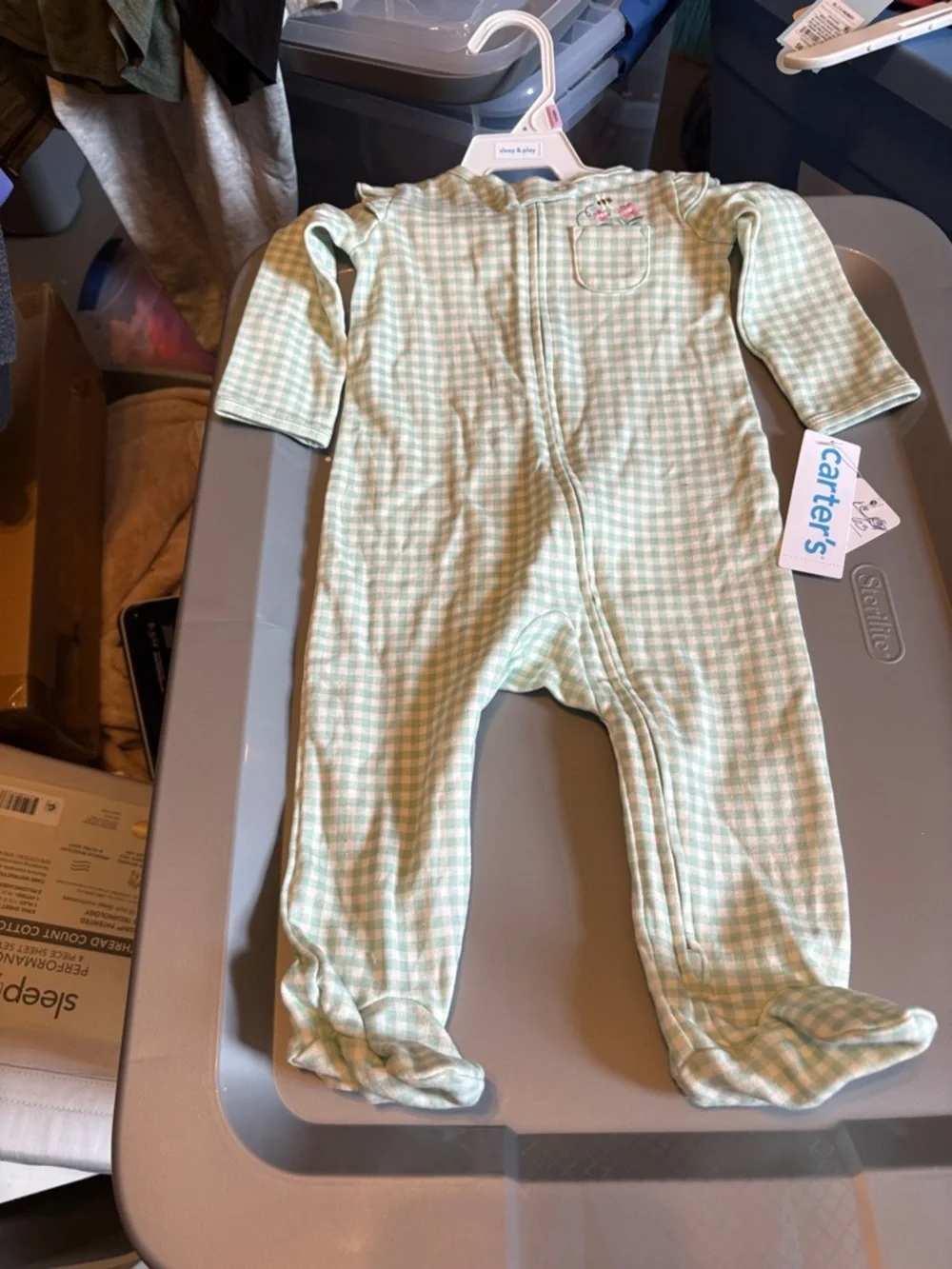 Carters gingham sleep